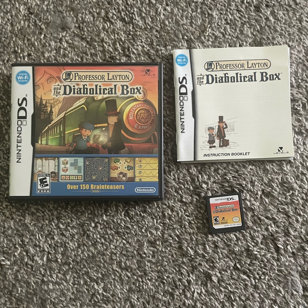 Professor Layton and the Diabolical Box Nintendo DS Game